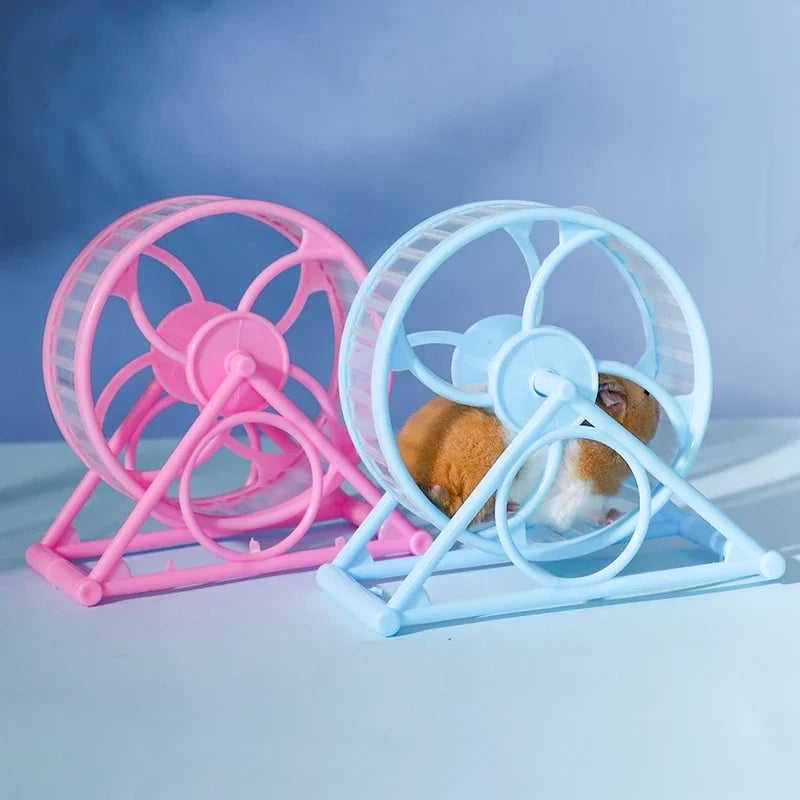 Hamster Toys with Stand Runner Pet Jogging Exercise Running Runner Cage Toys Small Animal Pet Supplies Exercise Roller