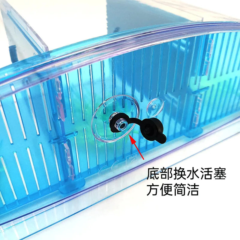 Aquarium Decoration Small Fish Tank Box Aquarium Betta Goldfish Office Fish Small Tropical Tank Fish Fry Incubate Children