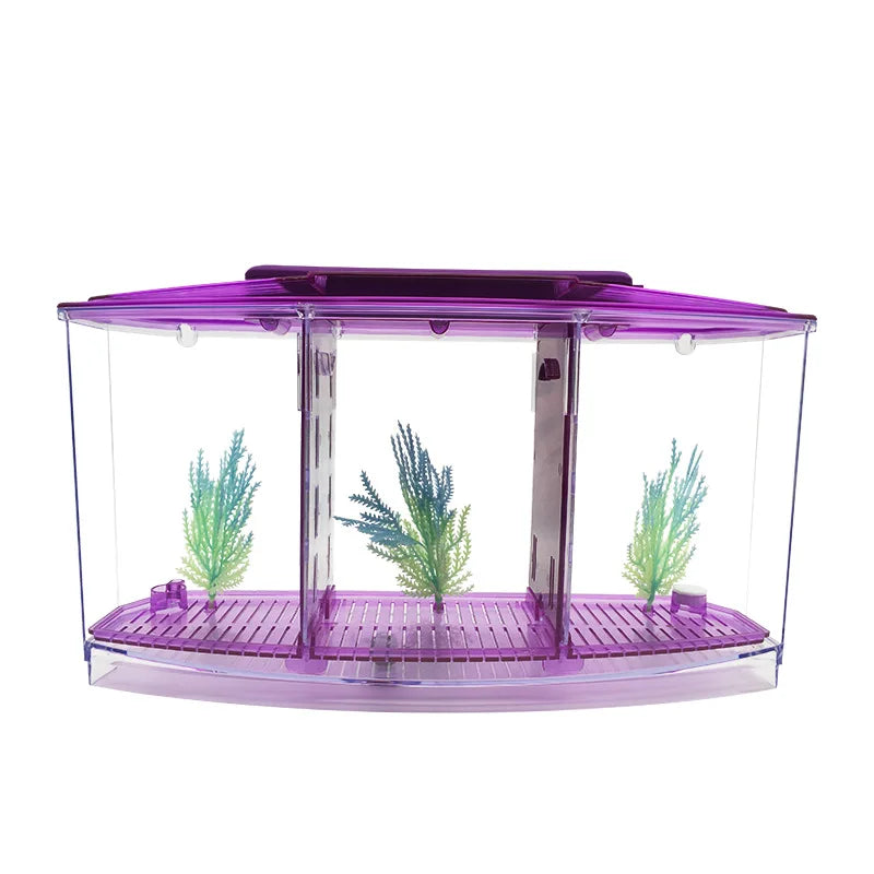 Aquarium Decoration Small Fish Tank Box Aquarium Betta Goldfish Office Fish Small Tropical Tank Fish Fry Incubate Children