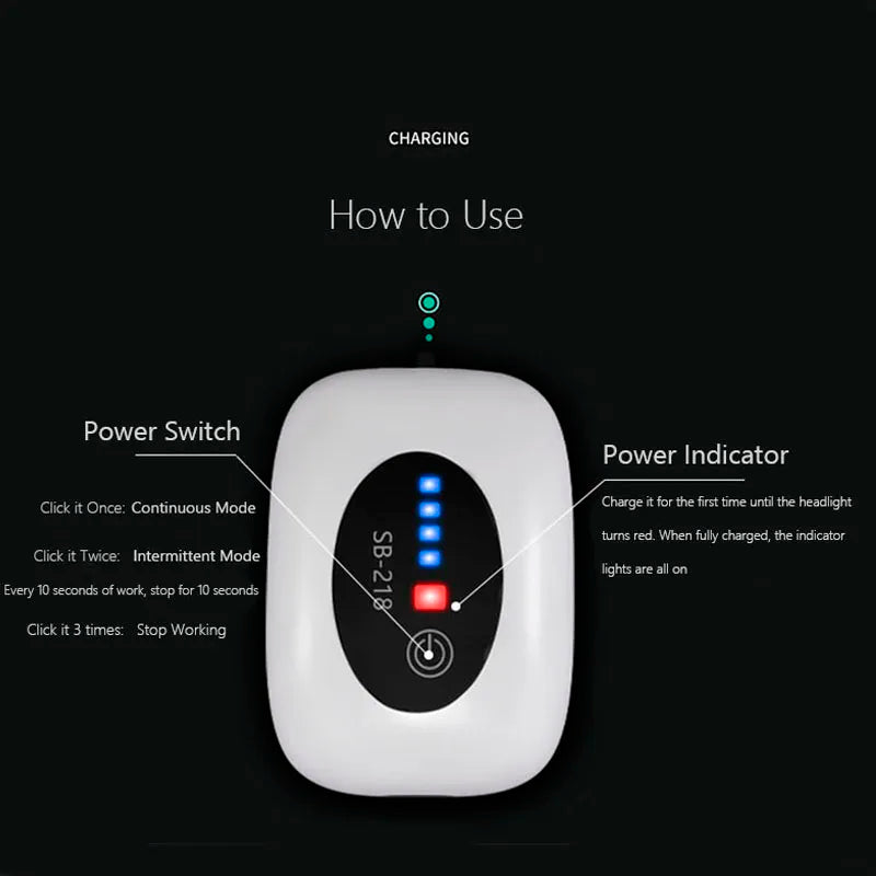 New 4800mAh Aquarium Oxygen Air Pump Compressor Fish Tank USB Charging Portable Exhaust Ultra Silent Mute Outdoor Fishing Pet