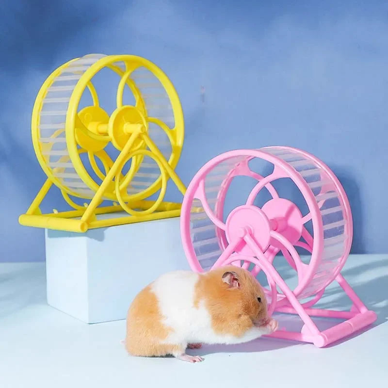 Hamster Toys with Stand Runner Pet Jogging Exercise Running Runner Cage Toys Small Animal Pet Supplies Exercise Roller