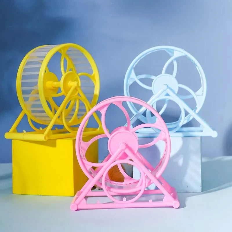 Hamster Toys with Stand Runner Pet Jogging Exercise Running Runner Cage Toys Small Animal Pet Supplies Exercise Roller