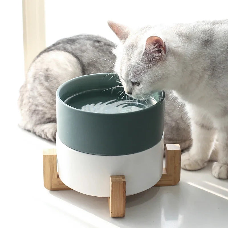 Ceramic Dog Feeding Bowl Pet Feeder Goods For Cats Puppy Food Water Container Storage Waterer Accessories Animal Supplies #P003